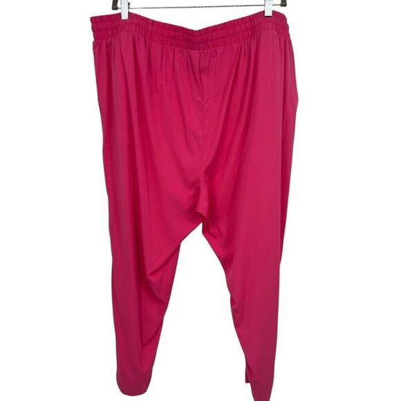 Torrid 4 Draw Cord Taper Challis Tapered Leg Pants Pink Size 3X NWT - Picture 8 of 8